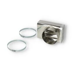 Brunner Verbrennungsluftstutzen 90° Inkl. 2 Schellen | Zu HKD 4.1 + 5.1 | GOT 5.1-12 | GOT 6.1-12