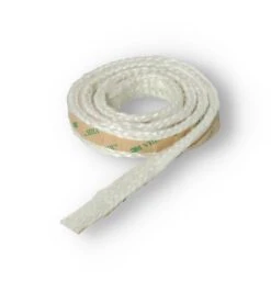 Brunner Ofendichtung | Textilglasdichtung 10x3 Mm Weiß | Selbstklebend | Meterware