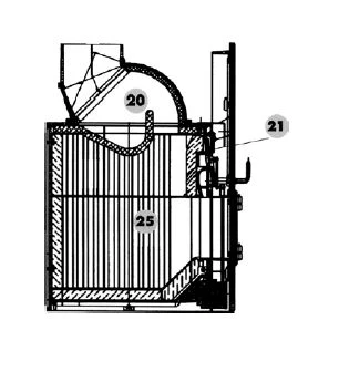Brunner HF 5 | 5e Schamottesatz 3 Brunner HF 5 | 5e Schamottesatz