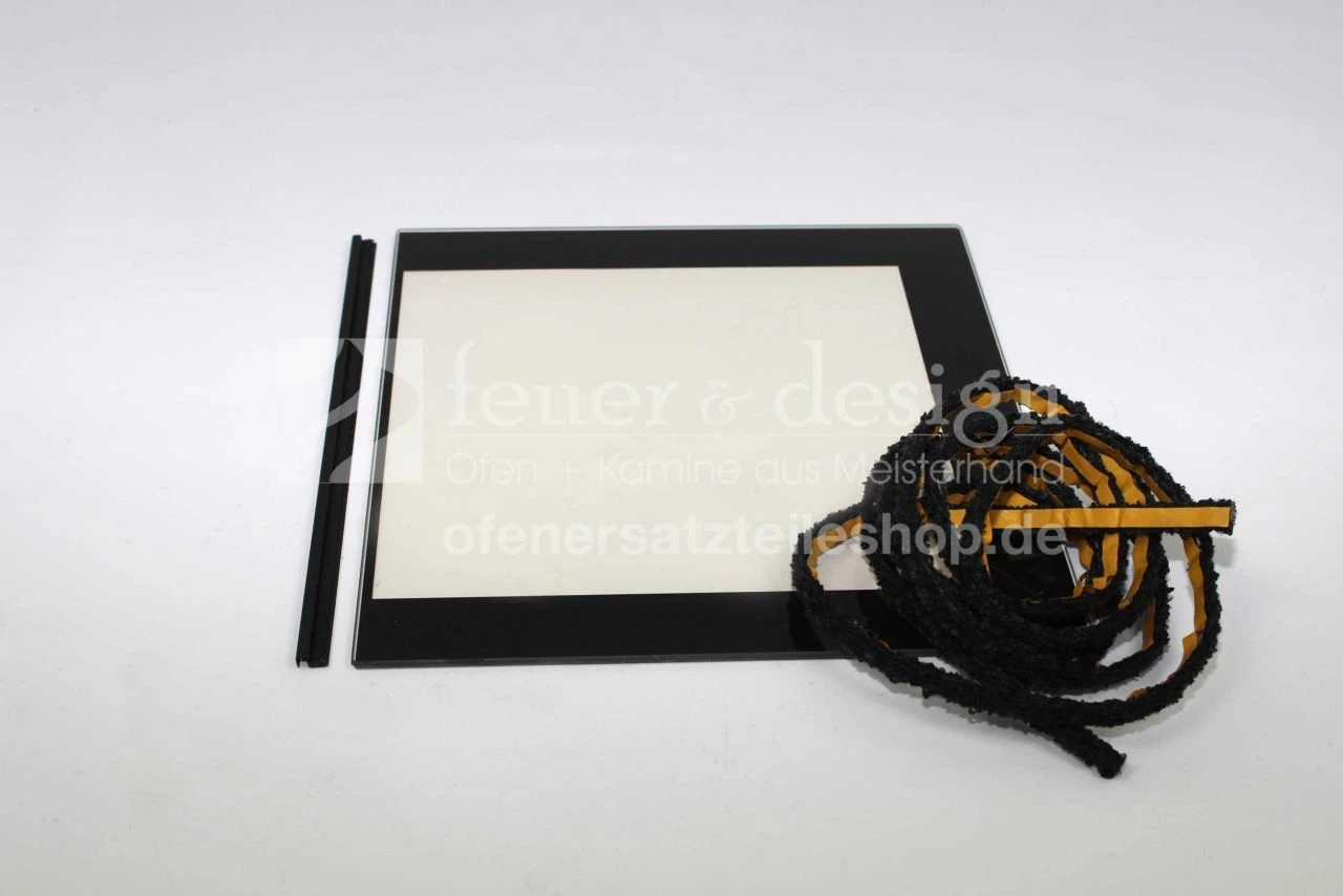 Contura I41A Serie I40 Kaminscheibe | Türglassatz | (für Schiebetür Rechts) 6 Contura I41A Serie I40 Kaminscheibe | Türglassatz | (für Schiebetür Rechts) – Bild 4