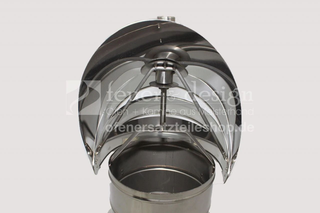 Edelstahl-Schornsteinhaube DN 180 Mm | Schornsteinaufsatz Rotowent Dragon 2 4 Edelstahl-Schornsteinhaube DN 180 Mm | Schornsteinaufsatz Rotowent Dragon 2 – Bild 2
