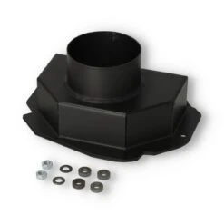 Termatech Frischluftstutzen DN 100 | TT22 Schwarz ( Nur Für Verbrennungsluftset 45-712)