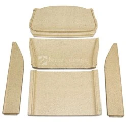 Contura 886G Style Feuerraumauskleidung | Vermiculitesatz Mit Seitenscheiben