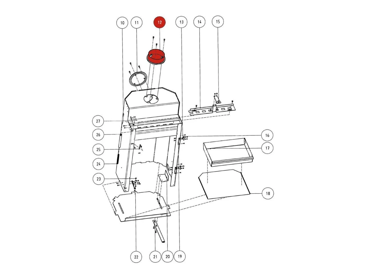 Rika Atrio Rauchrohrstutzen | Z10216 3 Rika Atrio Rauchrohrstutzen | Z10216