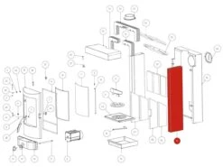 Rika Fox Seitenverkleidung Vulcano Red | Z34101