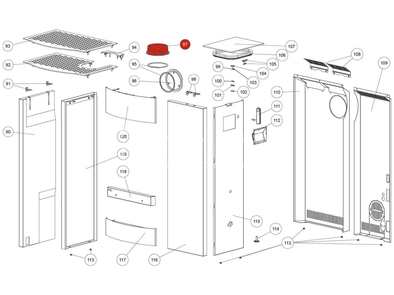Rika Induo II Rauchgasstutzen (ohne Dichtung) Schwarz D150 | Z20556 4 Rika Induo II Rauchgasstutzen (ohne Dichtung) Schwarz D150 | Z20556 – Bild 2