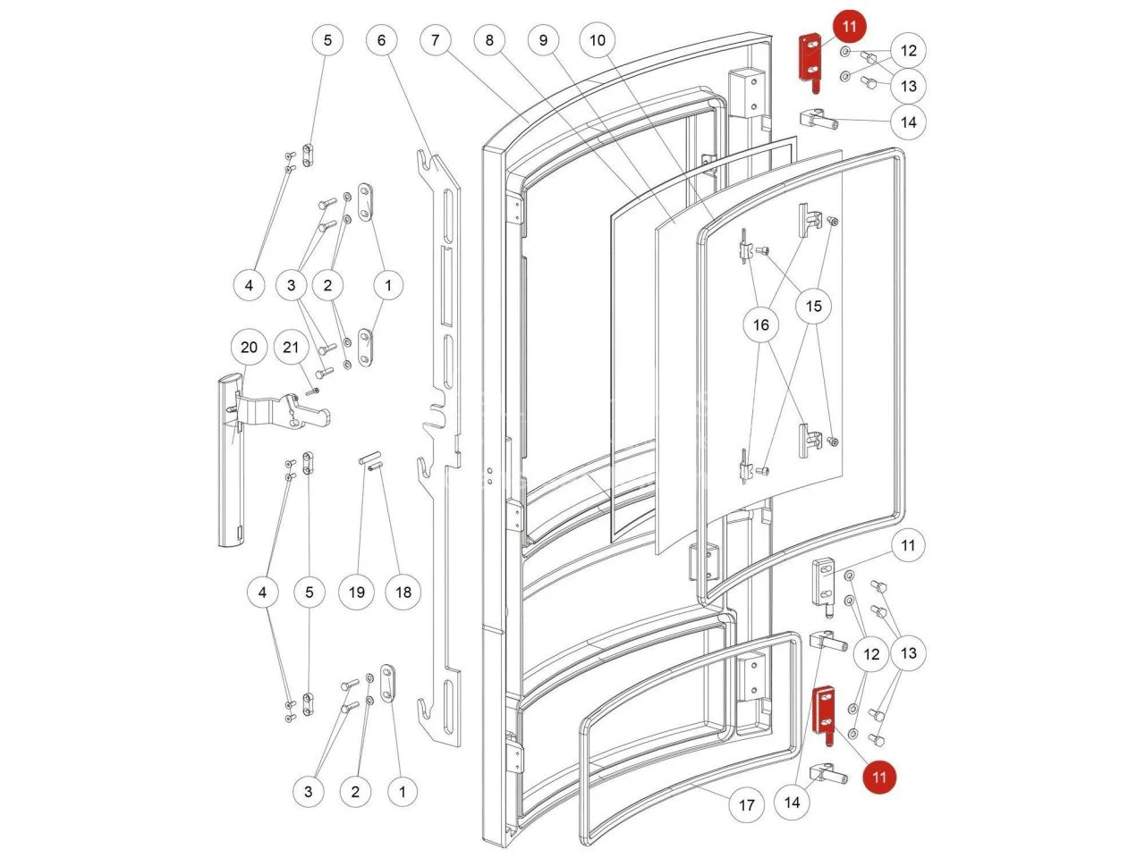 Rika Induo II Scharnierplatte | Z34472 3 Rika Induo II Scharnierplatte | Z34472