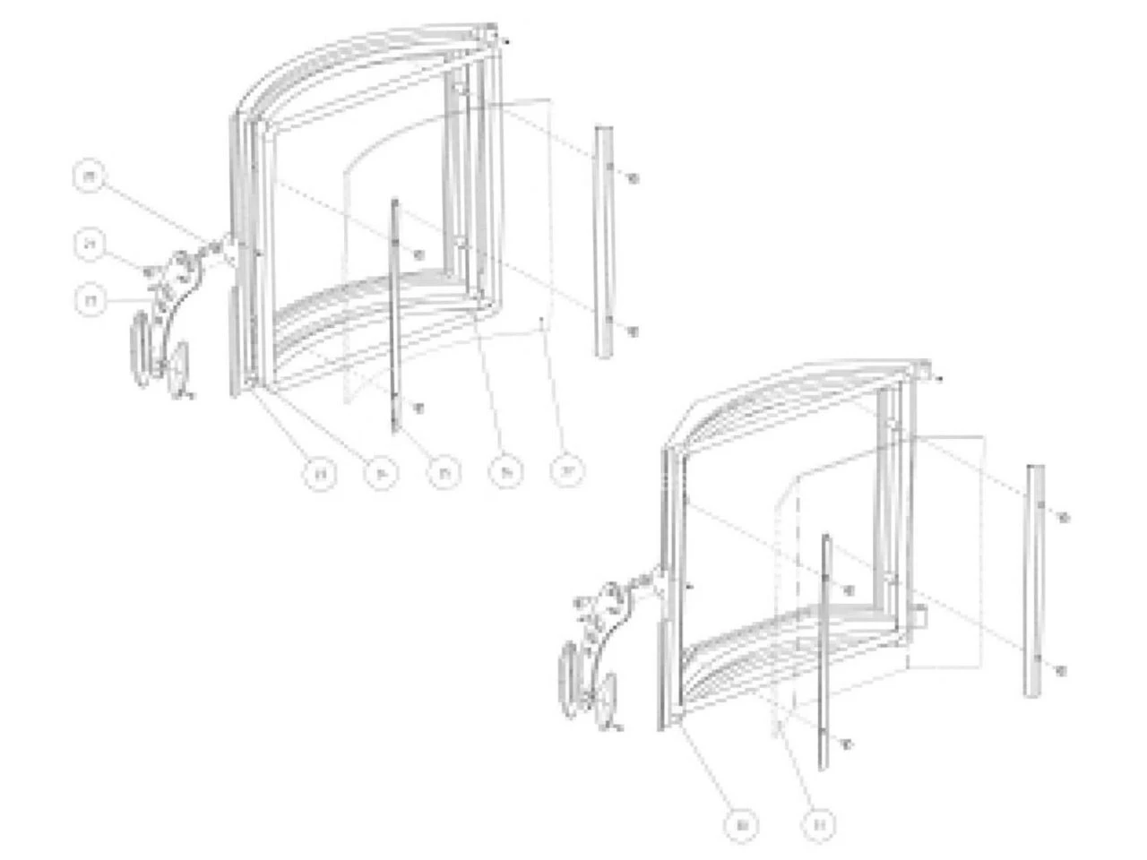 Rika Itica Türverschluss Komplett | B14876 3 Rika Itica Türverschluss Komplett | B14876