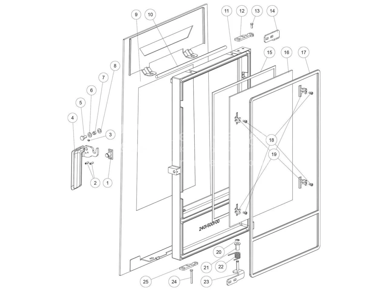 Rika Look RLU Innenauskleidung Vorne Links | Z36203 4 Rika Look RLU Innenauskleidung Vorne Links | Z36203 – Bild 2