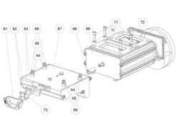 Rika Nex Display Halteblech | B17684
