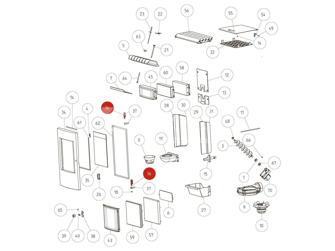 Rika Pico Scharnierplatte | L01894 3 Rika Pico Scharnierplatte | L01894