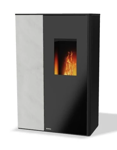Rika Sono Stein Weiß Pelletofen 3 Rika Sono Stein Weiß Pelletofen