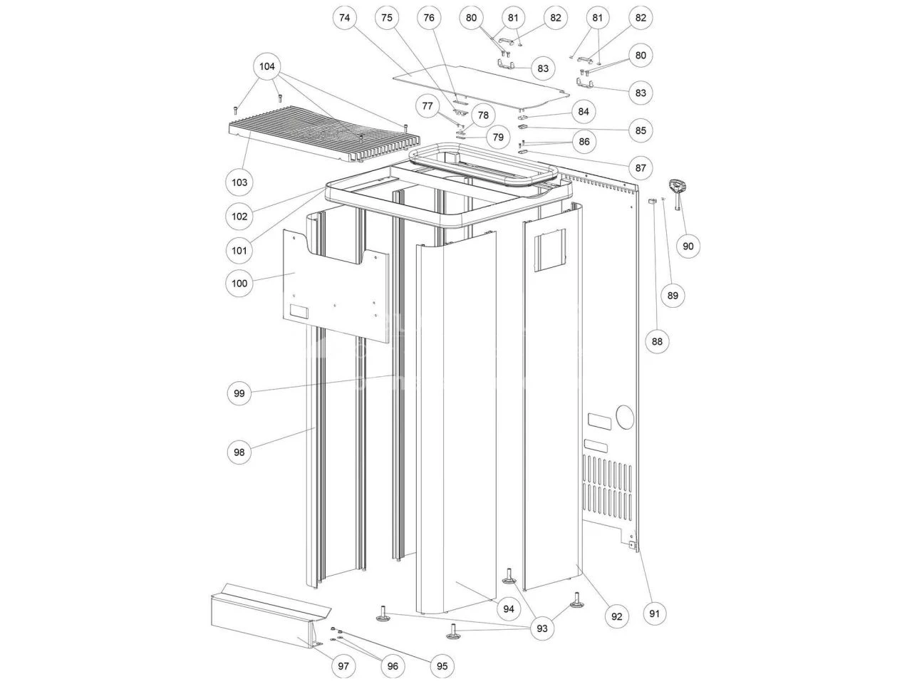 Rika Sumo Seitenverkleidung Links Hinten AH, Alu Schwarz | B17476 5 Rika Sumo Seitenverkleidung Links Hinten AH, Alu Schwarz | B17476 – Bild 3