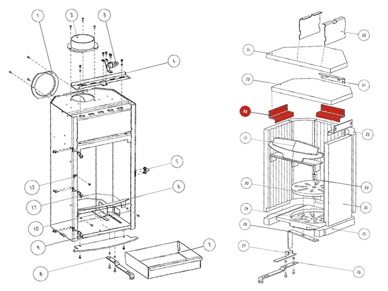 Rika Tango Schamotthalter | Z29854 3 Rika Tango Schamotthalter | Z29854