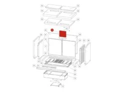 Rika Ambia Innenauskleidung Hinten Mitte | Z37861